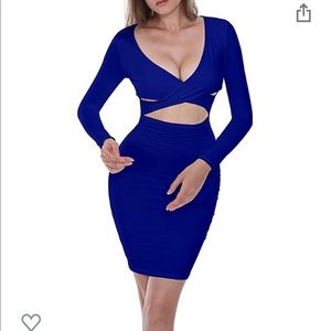 Long Sleeve Bodycon Mini Dress